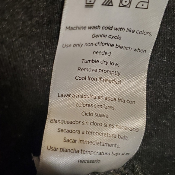 Danskin Women's Long Sleeve Crossover Top - Picture 3 of 3